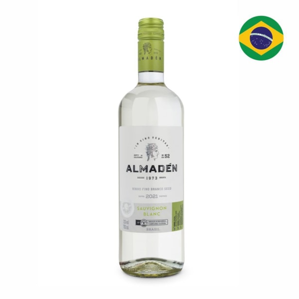 image Vinho Branco 750Ml Seco Sauvignon Blanc Almadén Miolo
