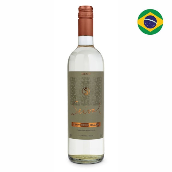 image Vinho Branco 750Ml Seco Sauvignon Blanc Seival Miolo