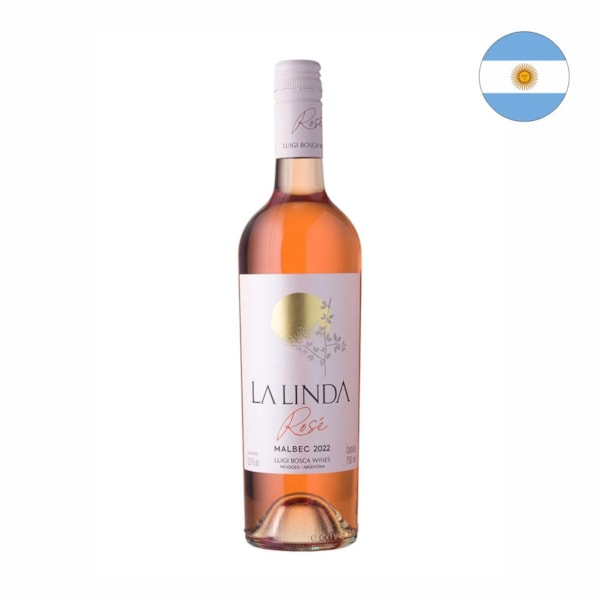 image Vinho Rose 750Ml Argentino Malbec La Linda Decanter