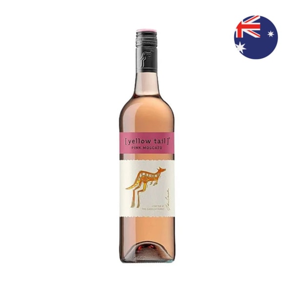image Vinho Rose 750Ml Australiano Yellow Tail Pink Moscato