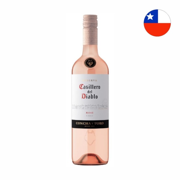 image Vinho Rose 750Ml Chileno Casillero Del Diablo Safra 2020 Concha Y Toro