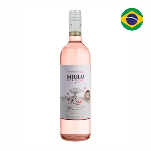 image Vinho Rose 750Ml Seco Cabernet Sauvignon Tempranillo Seleção Miolo