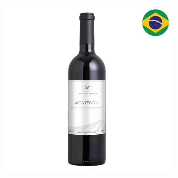 image Vinho Tinto 750Ml Cabernet Sauvignon E Merlot Villaggio Bassetti