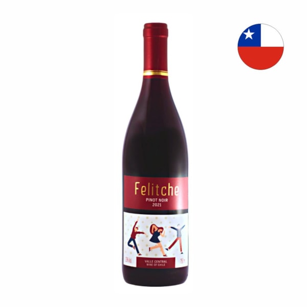 image Vinho Tinto 750Ml Chileno Felitche Pinot Noir 2024