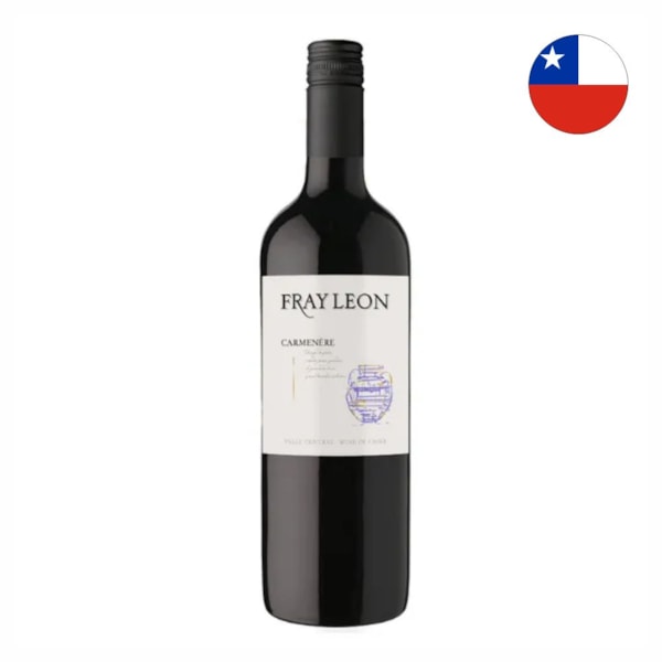 image Vinho Tinto 750Ml Chileno Fray Leon Carmenere