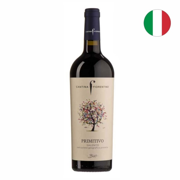 image Vinho Tinto 750Ml Italiano  Primitivo Salento Cantina Fiorentino 2021