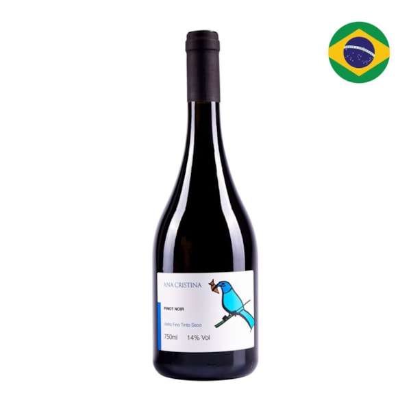 image Vinho Tinto 750Ml Pinot Noir Ana Cristina Villaggio Bassetti