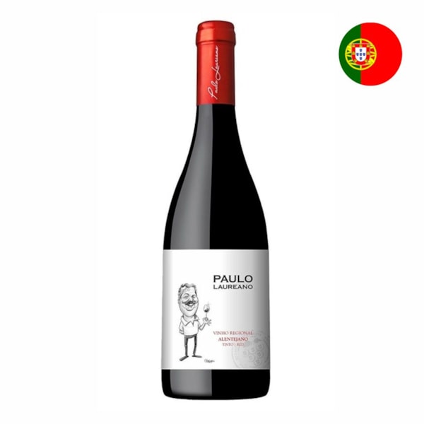 image Vinho Tinto 750Ml Português Paulo Laureano Caricatura