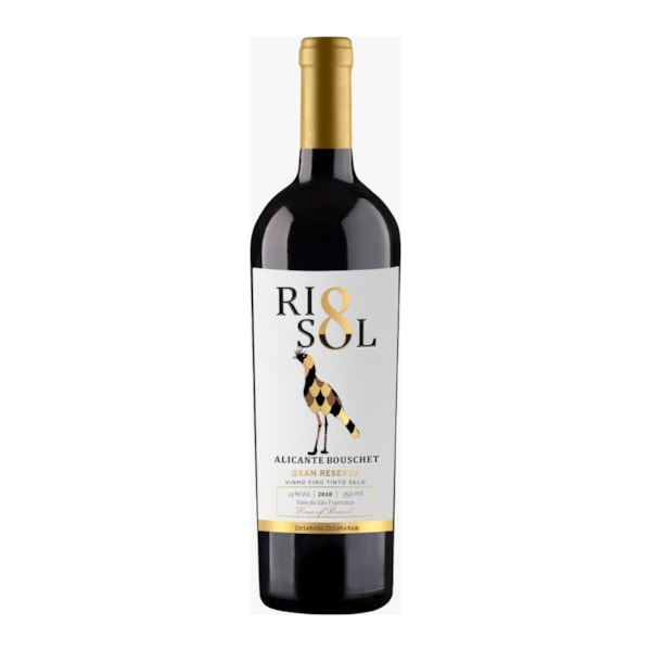 image Vinho Tinto 750Ml Seco Alicante Bouschet Gran Reserva Rio Sol
