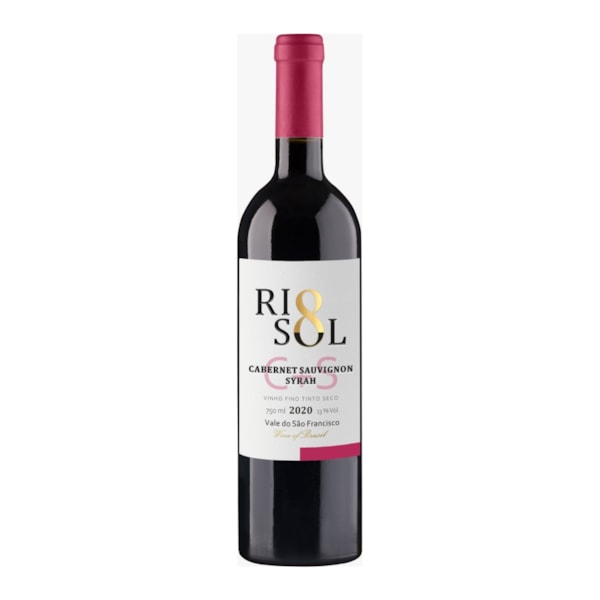 image Vinho Tinto 750Ml Seco Blend Cabernet Sauvignon e Syrah Rio Sol