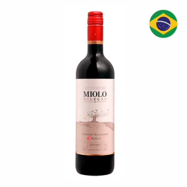 image Vinho Tinto 750Ml Seco Cabernet Merlot Seleção Miolo