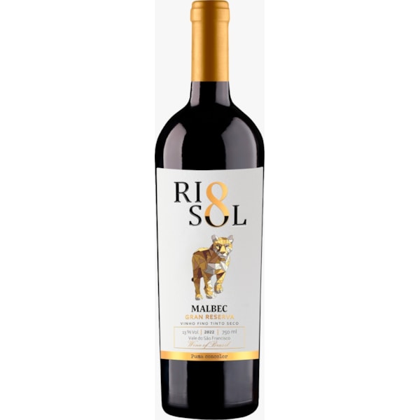 image Vinho Tinto 750Ml Seco Malbec Gran Reserva Rio Sol