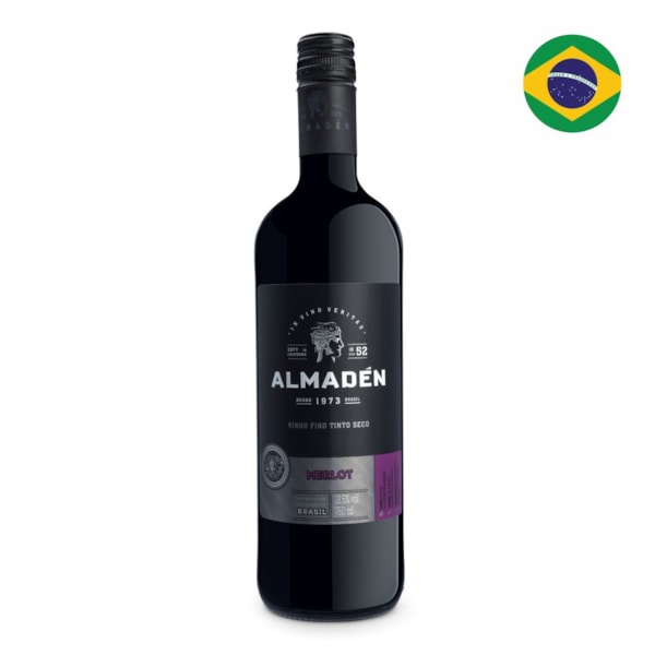 image Vinho Tinto 750Ml Seco Merlot Almadén Miolo