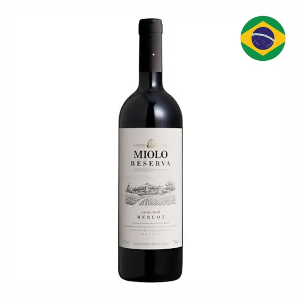 image Vinho Tinto 750Ml Seco Merlot Reserva Miolo