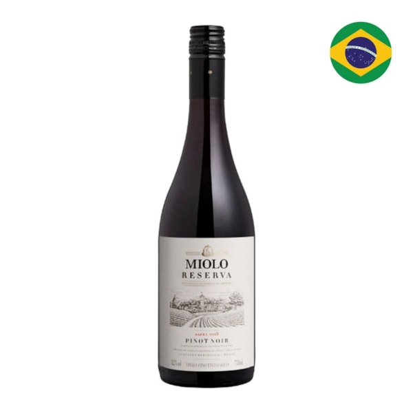 image Vinho Tinto 750Ml Seco Pinot Noir Reserva Miolo