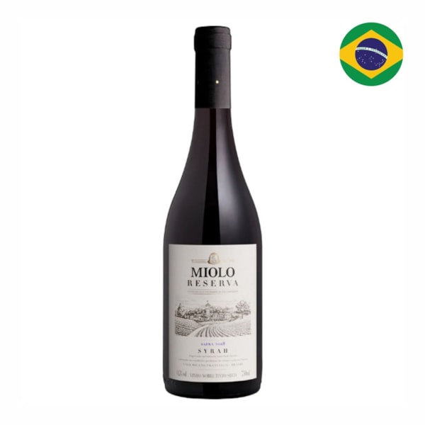 image Vinho Tinto 750Ml Seco Syrah Reserva Miolo