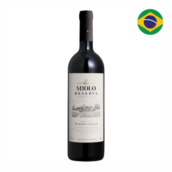 image Vinho Tinto 750Ml Seco Tempranillo Reserva Miolo