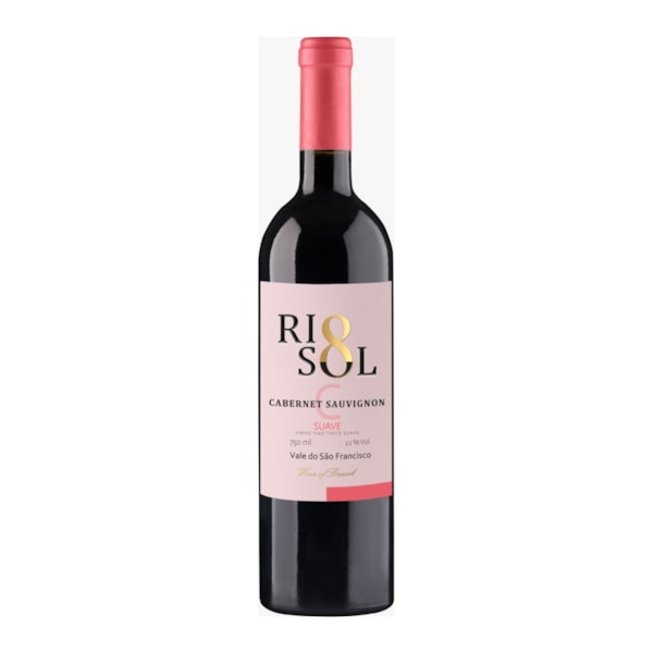 image Vinho Tinto 750Ml Suave Cabernet Sauvignon Rio Sol