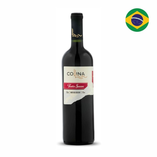 image Vinho Tinto 750Ml Suave Collina