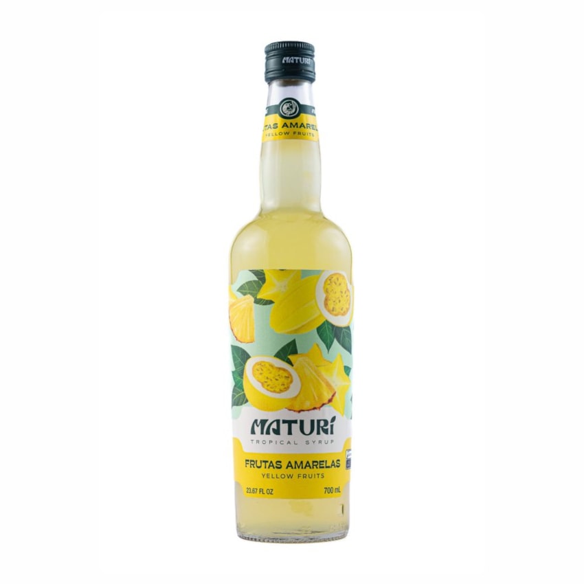 image Xarope Vidro 700Ml Frutas Amarelas Maturi
