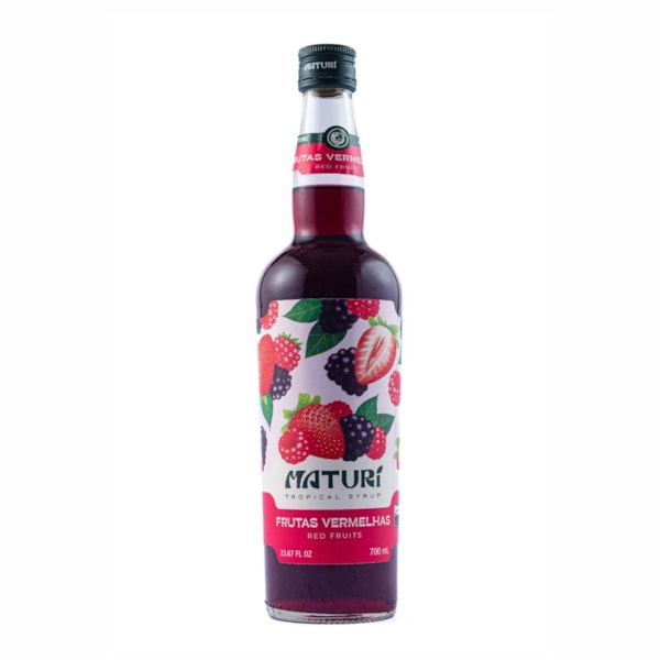 image Xarope Vidro 700Ml Frutas Vermelhas Maturi