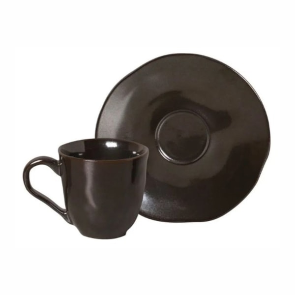 image Xicara De Café C/ Pires Orgânico Ferrum 6 X 120Ml Cx