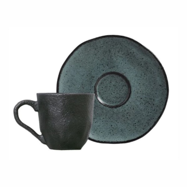 image Xicara De Café C/ Pires Orgânico Petroleum 6 X 120Ml Cx