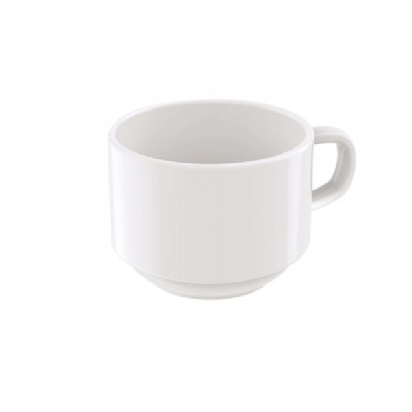 image Xicara De Chá S/ Pires Branco Porcelana Paola 12 X 240Ml